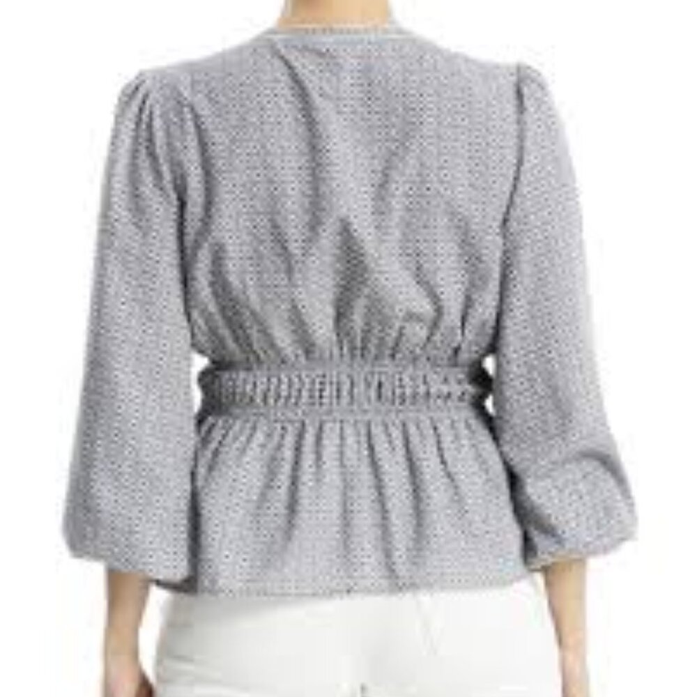 Max Studio, Sweatheart Peplum Blouse - Picture 2 of 15